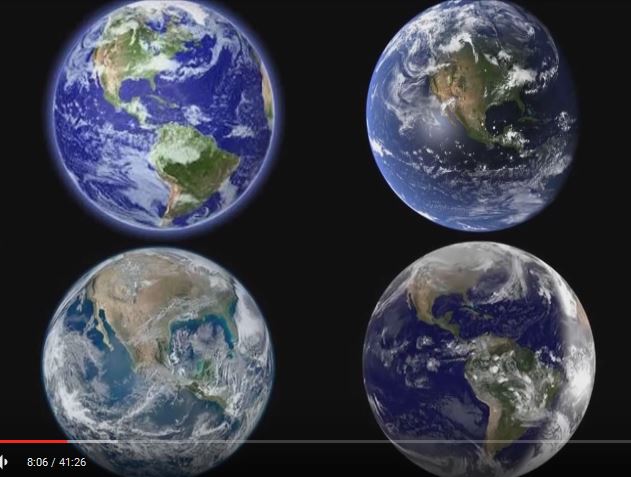 is the earth round or flat nasa
